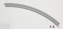 TOMIX カーブPCレール C354-45-PC (F) (4本セット) 【1196】 (鉄道模型 ジオラマ)