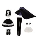 1/12スケール用ウェア ピコD 『ミミーガーデン博物誌』クロア衣装set ブラック×ホワイト 【PIC493-MKL】 (ドール)