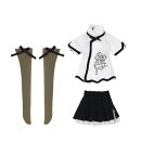 1/12スケール用ウェア アサルトリリィ「百合ヶ丘女学院／王雨嘉」衣装set ホワイト×ブラック 【PIC494-AWB】 (ドール)