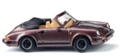 WIKING 1/87 ポルシェ 911 SC カブリオレ 1978-84 スモーキークォーツメタリック 【016204】 (ミニカー)