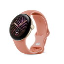 Google Pixel Watch 5(41 mm) Champagne Gold アルミケース / Canyon アクティブ バンド(第 2 世代) Wi-Fi