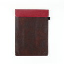 Greeful クリップボードM ワイン×ブラウン