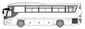 1/32 観光バスシリーズ いすゞガーラ スーパーハイデッカー 「リラックマとおでかけ ごゆるりはとバスツアー」バージョン 【BUS-101】 (プラモデル)