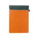 Greeful クリップボードM ダークグリーン×キャメル