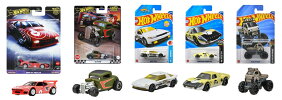 【セット商品】ホットウィール(Hot Wheels) カーカルチャー1種(エキゾチック・エンヴィー BMW M1 プロカー) + ブールバード1種 ('32 フォード) + ベーシックカー 3種(ハコ タイプD、ポルシェ 904 カレラ GTS、マツダ オートザム)