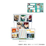 【グッズ】プレミアム アクリルジオラマプレート「TVアニメ「僕のヒーローアカデミア」」15/集合デザイン ヒーローver.(場面写イラスト)