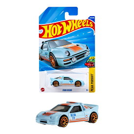 ホットウィール(Hot Wheels)　ベーシックカー フォード RS200 乗り物おもちゃ ミニカー 3歳から ブルー JFN79