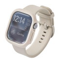 Apple Watch 42mm/フルカバーケース/TOUGHSLIM/プレミアムガラス/高透明/ベージュ