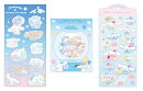 【セット商品】シナモロール シール3種セット(シェイカーステッカーズ ふんわりおそら + キャラクターズカプセル…
