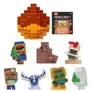 マテル マインクラフト(MINECRAFT)　スポーンエッグ ミニフィギュア Fアソート 子供向けフィギュア ブラインドパック 6歳から マルチ 986F-HXT64