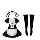 1/12スケール用ウェア ピコニーモR TYPE-M用「メイド衣装セット」 ブラック×ホワイト 【PRC002-BLK】 (ドール)