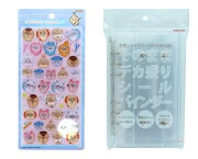 【セット商品】ちいかわ ボンボンドロップシール（みんな・ポーズ） + デカ盛りシールバインダー　シルバー