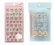 【セット商品】ちいかわ ボンボンドロップシール（古本屋） + デカ盛りシールバインダー　ピンクゴールド