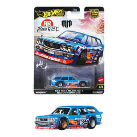 ホットウィール(Hot Wheels)　カーカルチャー ローニン・ラン2 マッド・マイク マツダ RX-3 ワゴン/ ルモルク 乗り物おもちゃ ミニカー 3歳から ブルー JBK50