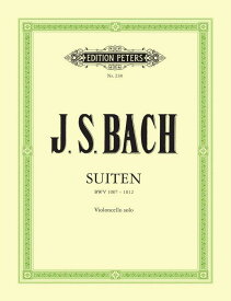 【輸入楽譜】バッハ, Johann Sebastian: 無伴奏チェロ組曲 BWV 1007-1012 [ バッハ, Johann Sebastian ]