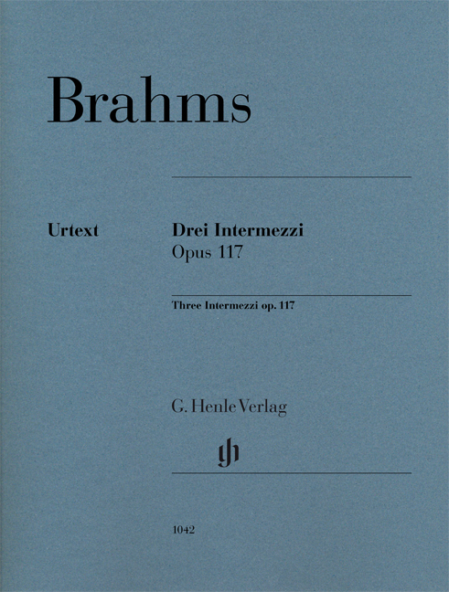 【輸入楽譜】ブラームス,Johannes:3つの間奏曲Op.117/原典版/Eich編/Boyde運指[ブラームス,Johannes]
