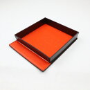 Greeful 小物入れM ブラウン×オレンジ