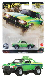 ホットウィール(Hot Wheels) カーカルチャー オフロード スバル ブラット 乗り物おもちゃ ミニカー 3歳から グリーン JBK72