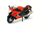 1/12 塗装済み完成品 ダイキャストモーターサイクル Suzuki Hayabusa 2024 オレンジ (ミニカー)