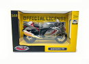 1/12 塗装済み完成品 ダイキャストモーターサイクル Suzuki Hayabusa 2024 グレー (ミニカー)