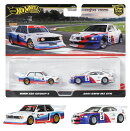 ホットウィール(Hot Wheels) プレミアム 2パック BMW 320 グループ5/2001 BMW M3 GTR 乗り物おもちゃ ミニカー 3歳…