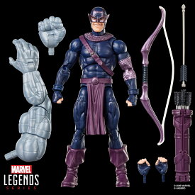 ハズブロ（Hasbro）MARVEL マーベルレジェンド・シリーズ『ダークアベンジャーズ』ホークアイ、『ダークアベンジャーズ』コミック コレクション用 15 cm サイズのアクションフィギュア G2426 正規品