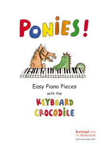 yAyzPONIES!-EASY PIANO PIECES W. T. KEYBOARD CROCODILE