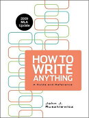 How to Write Anything 09 MLA Upd: A Guide and Reference