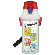 ポケモン 23　メモリ付クリアデザイン ボトル 水筒 480ml PSB5TRC