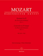 【輸入楽譜】モーツァルト, Wolfgang Amadeus: ホルン協奏曲 第1番 ニ長調 KV 412、ロンド KV 514/原典版…