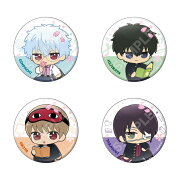 3年Z組銀八先生 ぬいぴ〜すふれんず 缶バッジ （BOX=4個）