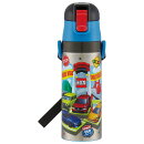 トミカ 2026　水筒 子供 真空ステンレス 保冷 ボトル 直飲み 470ml