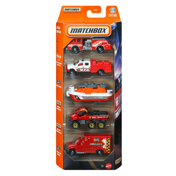 楽天ブックス: マッチボックス(Matchbox) 5カーパック アソート 乗り物おもちゃ ミニカー 3歳から マルチ C1817 - 玩具 ...