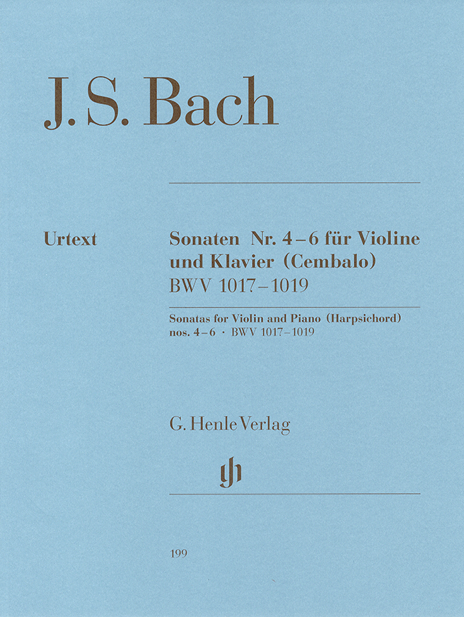 【輸入楽譜】バッハ,JohannSebastian:バイオリン・ソナタ集第2巻BWV1017-1019/原典版[バッハ,JohannSebastian]