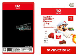 【セット商品】FINAL FANTASY VII REBIRTH Switch2版+SanDisk microSD Express Card 512GB for Nintendo Switch 2
