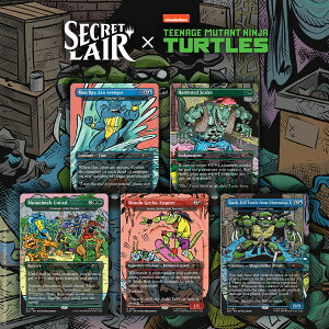 �}�W�b�N�F�U�E�M���U�����O Secret Lair Totally Tubulair Superdrop Secret Lair x Teenage Mutant Ninja Turtles: The Mighty Mutanimals�y�N���W�b�g�J�[�h���ό���z
