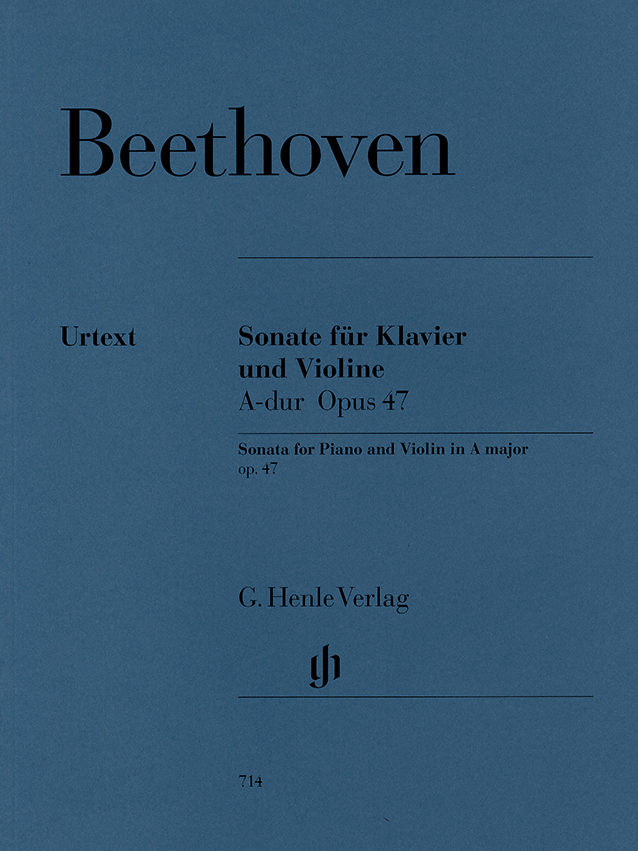 【輸入楽譜】ベートーヴェン,Ludwigvan:バイオリン・ソナタ第9番イ長調Op.47「クロイツェル」/原典版[ベートーヴェン,Ludwigvan]