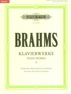 �y�A���y���z�u���[���X, Johannes: �s�A�m��i�W ��5��/Seemann & Stephenson��: �s�A�m��i�W 3�� [ �u���[���X, Johannes ]
