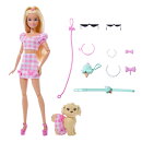 バービー(Barbie)　ドール＆こいぬ おそろいコーデセット きせかえ人形・ハウス ままごと・ごっこ遊び バービー人形…