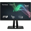 ＜VP＞23.8型ワイド液晶ディスプレイ/1920x1080/HDMI、DisplayPort、USB Type-C/ブラック/スピーカー/Full HD、IPSパネル、チルト、スウィーベル、ピボット、高さ調整