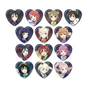 ラブライブ！虹ヶ咲学園スクールアイドル同好会描き下ろし 十二星座ver. トレーディングハート型缶バッジ(BOX＝13個)