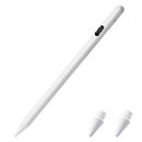 タッチペン/充電式/iPad専用/デジタルインジケーター/パームリジェクション対応/傾き検知/磁気吸着/USB-C充電/急速…