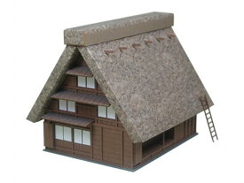 みにちゅあーとキット なつかしのジオラマシリーズ 【合掌造り】 1/150 【MP03-18】 (ペーパークラフト)