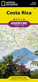 Costa Rica Map MAP-COSTA RICA MAP 2022/E （National Geographic Adventure Map） [ National Geographic Maps ]