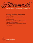 【輸入楽譜】テレマン, Georg Philipp: フルート、バイオリンと通奏低音のためのトリオ・ソナタ ト長調 TWV 42/G1/R…