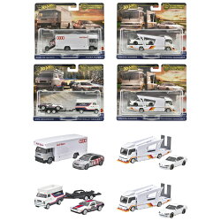 ホットウィール(Hot Wheels)　チームトランスポート アソート 乗り物おもちゃ ミニカー 2台組×4セット入り BOX販売…