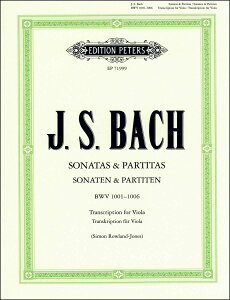 �y�A���y���z�o�b�n, Johann Sebastian: �����t�o�C�I�����̂��߂̃p���e�B�[�^ BWV 1001-1006/�r�I���p�ҋ�/Rowland-Jones�� [ �o�b�n, Johann Sebastian ]