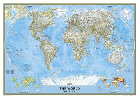 National Geographic World Wall Map - Classic (43.5 X 30.5 In) MAP-NATL GEOGRAPHIC WORLD WALL （National Geographic Reference Map） [ National Geographic Maps ]