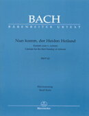 【輸入楽譜】バッハ, Johann Sebastian: カンタータ 第62番「いざ来たれ、異教徒の救い主よ」 BWV 62(独語・英語)/…