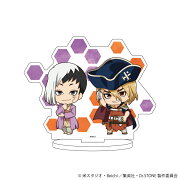 【グッズ】キャラアクリルフィギュア「Dr.STONE」24/あさぎりゲン&七海龍水(ミニキャライラスト)